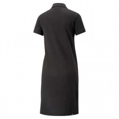 PUMA ESS ELEVETED POLO DRESS 673790 01 ΜΑΥΡΟ