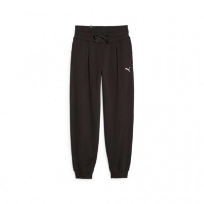 PUMA HER HIGH WAIST PANTS 676006 01 ΜΑΥΡΟ