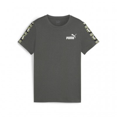 PUMA ESS TAPE CAMO TEE 676339 80 ΑΝΘΡΑΚΙ