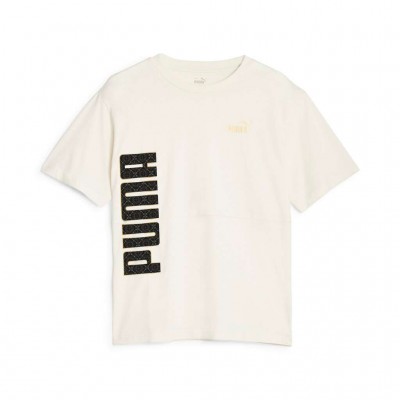 PUMA PUMA POWER LOGO LOVE COLORBLOCK TEE 677196 87 ΜΠΕΖ