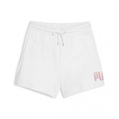 PUMA ESS SUMMER DAZE SHORTS 679928 02 ΛΕΥΚΟ