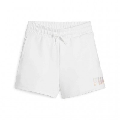 PUMA ESS SHORTS 680253 02 ΛΕΥΚΟ