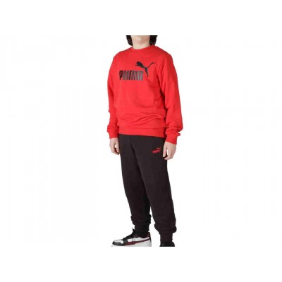 PUMA TRACKSUIT 686296 11 ΚΟΚΚΙΝΟ ΜΑΥΡΟ