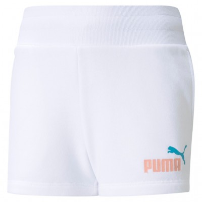 PUMA SHORTS KIDS 587052 02 WHITE