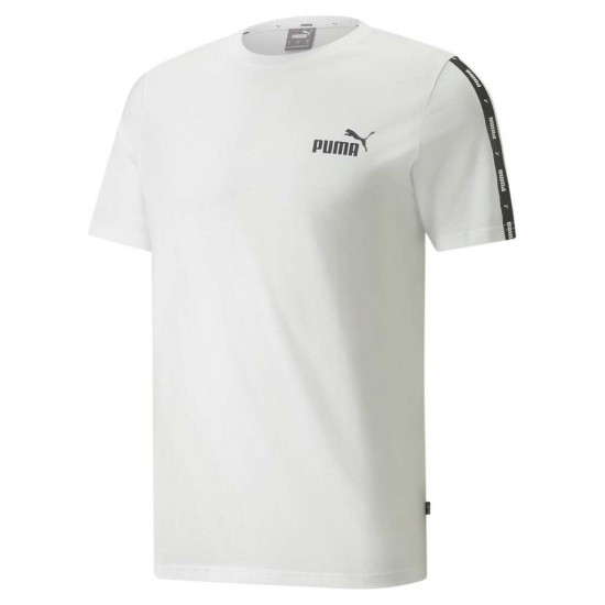 PUMA ESS TAPE TEE 847382 02 ΛΕΥΚΟ