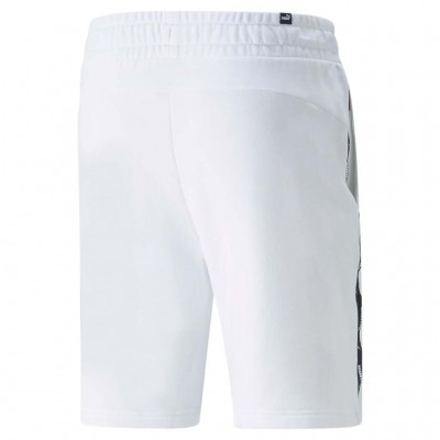 PUMA ESS +TAPE SHORTS 9 847387 02 ΛΕΥΚΟ