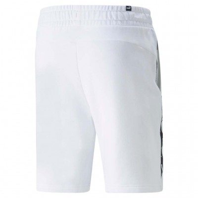 PUMA ESS +TAPE SHORTS 9 847387 02 ΛΕΥΚΟ