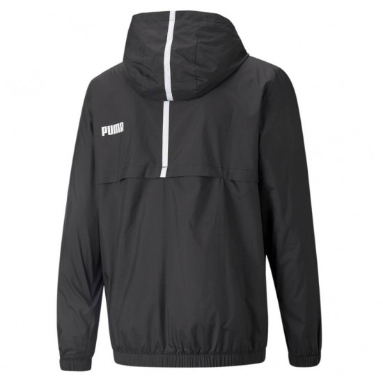 PUMA ESS SOLID WINDBREAKER 847484 01 ΜΑΥΡΟ