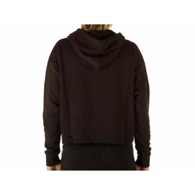 PUMA POWER TAPE CROPPED HOODIE 848431 01 ΜΑΥΡΟ