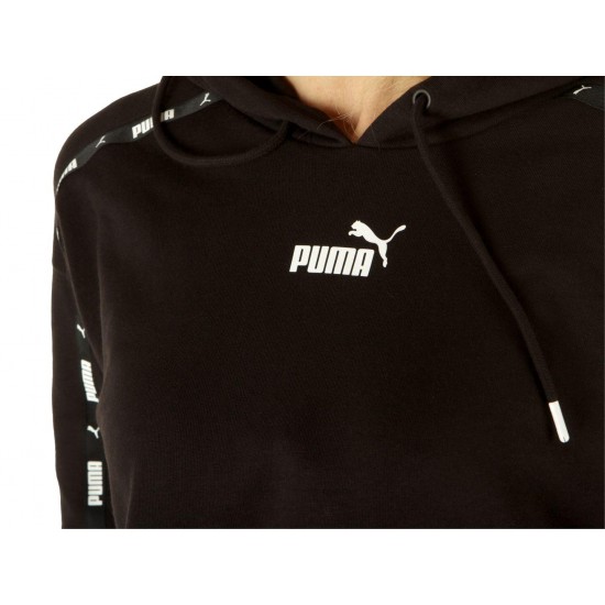 PUMA POWER TAPE CROPPED HOODIE 848431 01 ΜΑΥΡΟ PUMA POWER TAPE CROPPED HOODIE 848431 01 ΜΑΥΡΟ