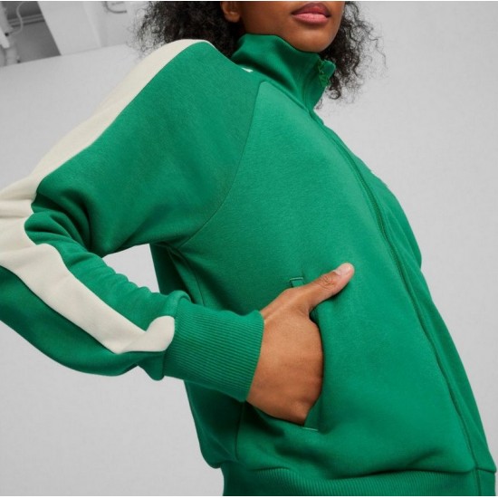 PUMA ICONIC T7 TRACK JACKET 625602 86 ΠΡΑΣΙΝΟ
