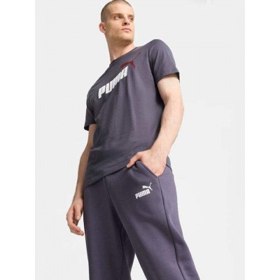 PUMA ESS LOGO PANTS 586714 23 ΓΚΡΙ