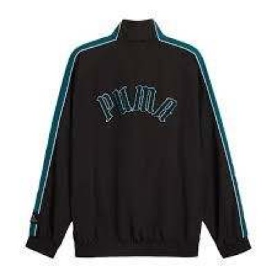 PUMA T7 PLAY PARIS TRACK JACKET 626719 01 ΜΑΥΡΟ