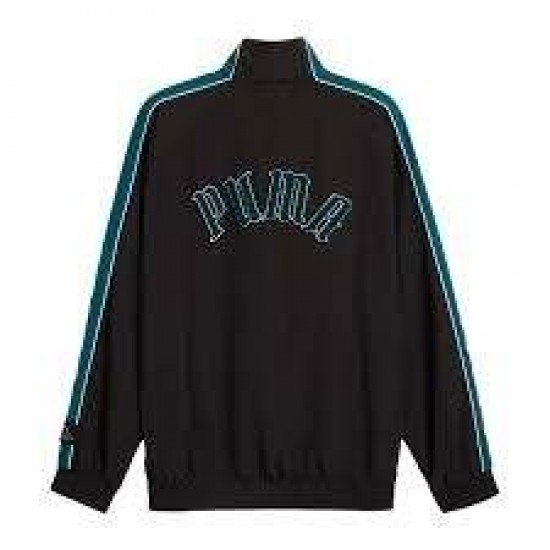 PUMA T7 PLAY PARIS TRACK JACKET 626719 01 ΜΑΥΡΟ