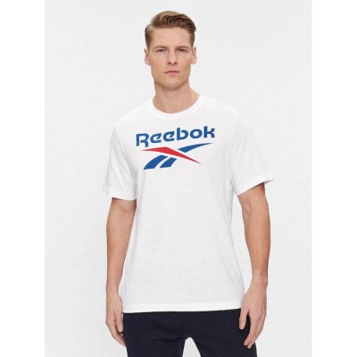 REEBOK BIG STACKED LOGO TEE 100071175 ΛΕΥΚΟ
