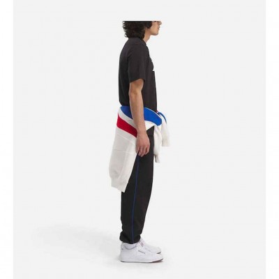 REEBOK BIG STACKED LOGO TEE 100070405 ΜΑΥΡΟ