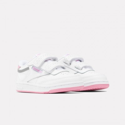 REEBOK CLUB C 2V 2.0 100075110 ΛΕΥΚΟ ΡΟΖ