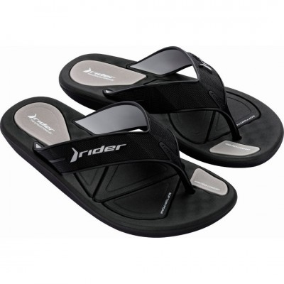 RIDER FLIP FLOPS 25001 BD266 ΜΑΥΡΟ ΓΚΡΙ