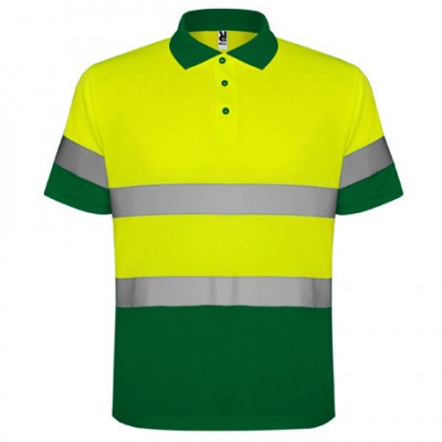 ROLY ΠΟΛΟ ΜΠΛΟΥΖΑΚΙ POLARIS HV9302 52221 GARDEN GREEN FLUOR YELLOW