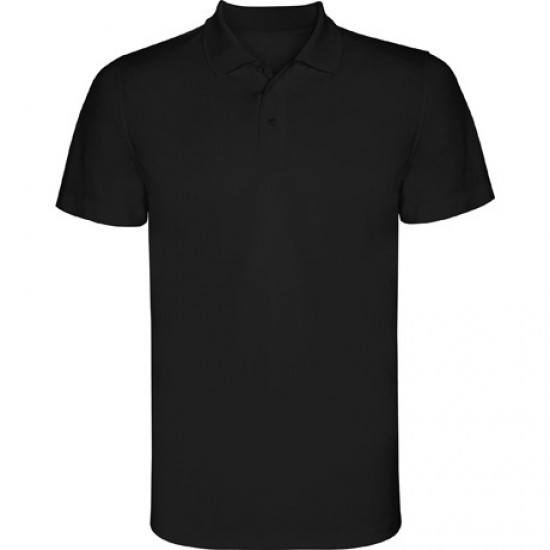 ROLY T SHIRT POLO MONZHA PO0404 02 BLACK