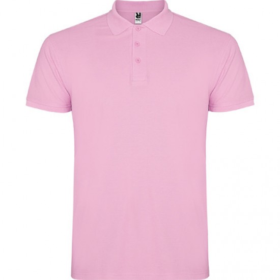 ROLY T SHIRT ΠΟΛΟ STAR PO6638 48 LIGHT PINK