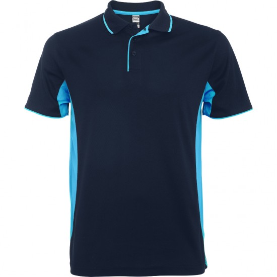 ROLY T SHIRT POLO MONTMELO PO0421 5510 ΜΠΛΕ ΓΑΛΑΖΙΟ