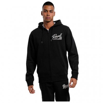 RUSSELL ZIP THROUGH HOODY A2029-2 099 ΜΑΥΡΟ