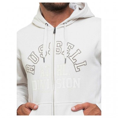 RUSSELL ZIP THROUGH HOODY A3027-2 526 ΛΕΥΚΟ