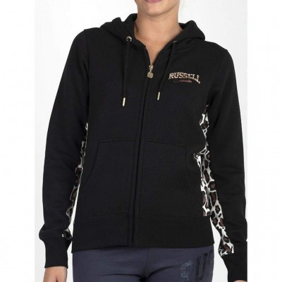 RUSSELL ZIP THROUGH HOODY A2134-2 099 ΜΑΥΡΟ