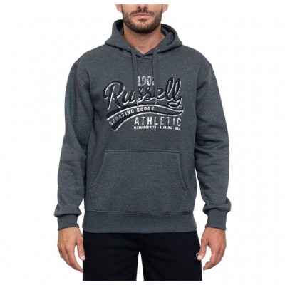 RUSSELL PULL OVER HOODY A3021-2 098 ΓΚΡΙ