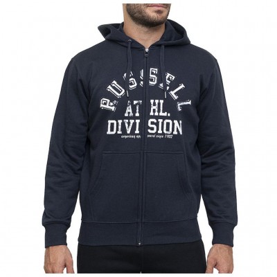 RUSSELL ZIP THROUGH HOODY A3026-2 190 ΜΠΛΕ