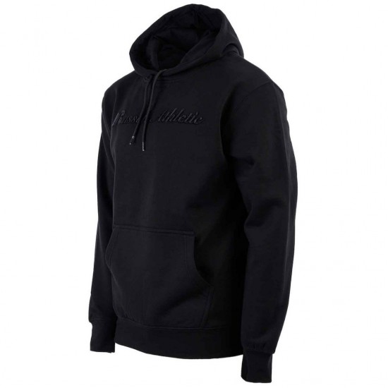 RUSSELL PULL OVER HOODY Α24-043-2 099 ΜΑΥΡΟ