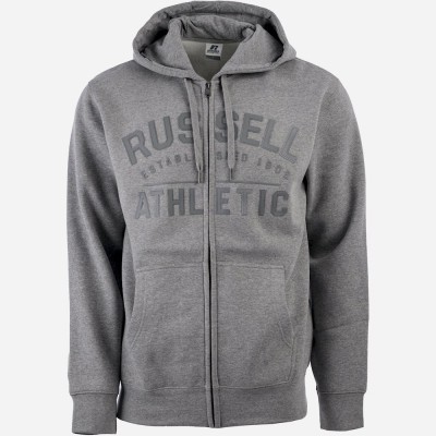 RUSSELL ZIP HOODY SWEAT A24-020-2 090 ΓΚΡΙ