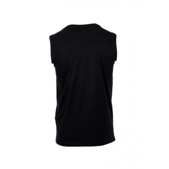 RUSSELL SLEEVELESS SHIRT A25-052-1 099 ΜΑΥΡΟ 
