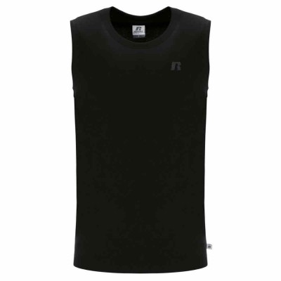 RUSSELL SLEEVELESS SHIRT A4-002-1 099 ΜΑΥΡΟ 