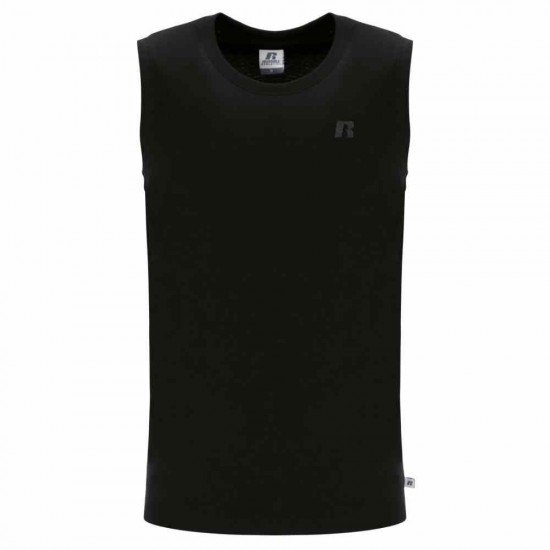 RUSSELL SLEEVELESS SHIRT A4-002-1 099 ΜΑΥΡΟ 