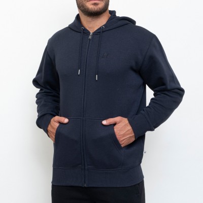 RUSSELL ZIP THROUGH HOODY A3005-2 190 ΜΠΛΕ