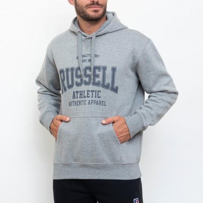 RUSSELL PULL OVER HOODY A3014-2 090 ΓΚΡΙ