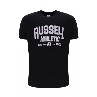 RUSSELL REA CREWNECK T SHIRT A4026-1 099 ΜΑΥΡΟ ΛΙΛΑ