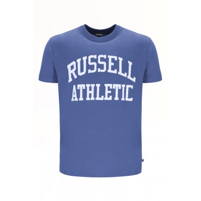 RUSSELL ICONIC CREWNECK T SHIRT E4-600-1 290 ΜΠΛΕ