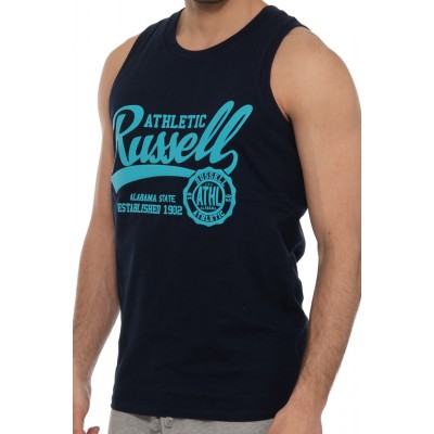 RUSSELL SLEEVELESS SHIRT A2-033-1 190 ΜΠΛΕ 