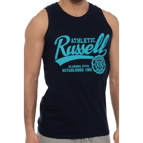 RUSSELL SLEEVELESS SHIRT A2-033-1 190 ΜΠΛΕ 