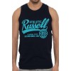 RUSSELL SLEEVELESS SHIRT A2-033-1 190 ΜΠΛΕ 