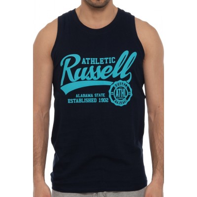 RUSSELL SLEEVELESS SHIRT A2-033-1 190 ΜΠΛΕ 
