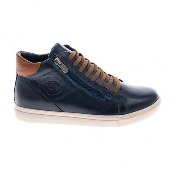 SAFE STEP ΜΠΟΤΑΚΙΑ LEATHER KA40801 ΜΠΛΕ SAFE STEP ΜΠΟΤΑΚΙΑ LEATHER KA40801 ΜΠΛΕ