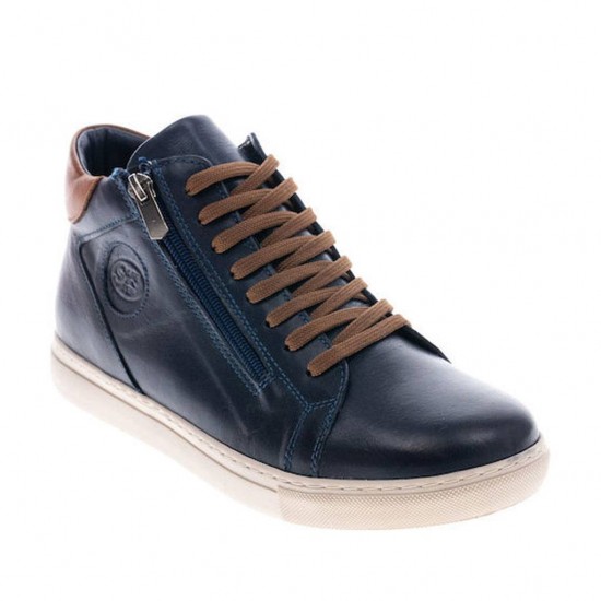 SAFE STEP ΜΠΟΤΑΚΙΑ LEATHER KA40801 ΜΠΛΕ SAFE STEP ΜΠΟΤΑΚΙΑ LEATHER KA40801 ΜΠΛΕ