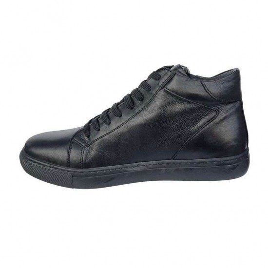 SAFE STEP ΜΠΟΤΑΚΙΑ LEATHER KA40801 ΜΑΥΡΟ SAFE STEP ΜΠΟΤΑΚΙΑ LEATHER KA40801 ΜΑΥΡΟ