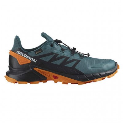 SALOMON SUPERCROSS 4 GTX 471198 ΠΕΤΡΟΛ ΠΟΡΤΟΚΑΛΙ