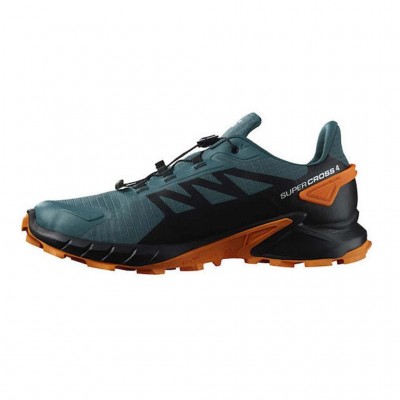 SALOMON SUPERCROSS 4 GTX 471198 ΠΕΤΡΟΛ ΠΟΡΤΟΚΑΛΙ