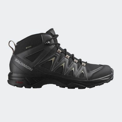 SALOMON X BRAZE MID GTX GORE-TEX 471748 ΜΑΥΡΟ ΜΠΕΖ